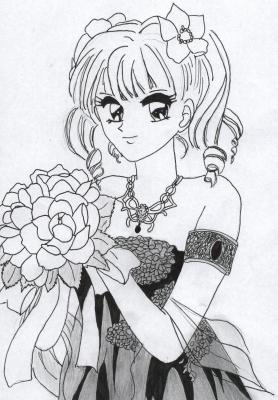 La fille au bouquet